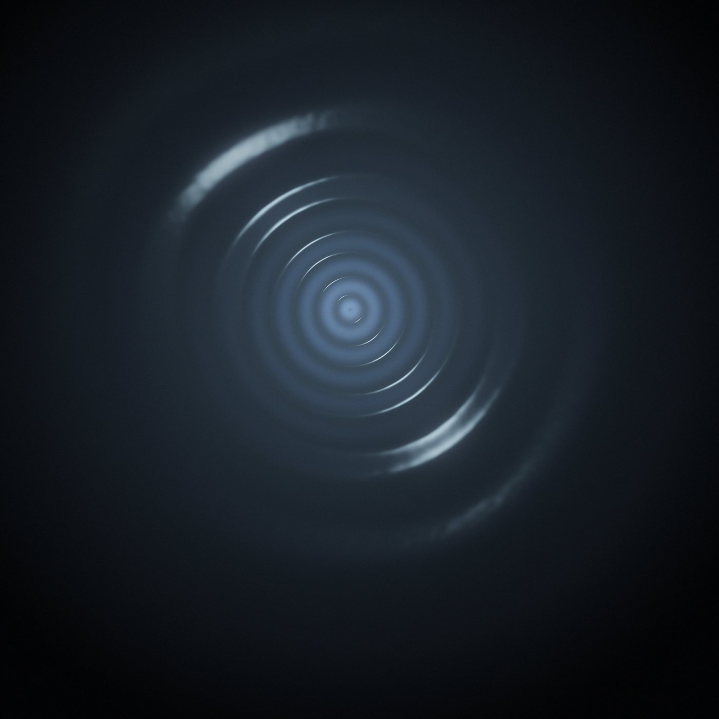 Cover art for the single Read Receipts: a ripple spreading across dark water.